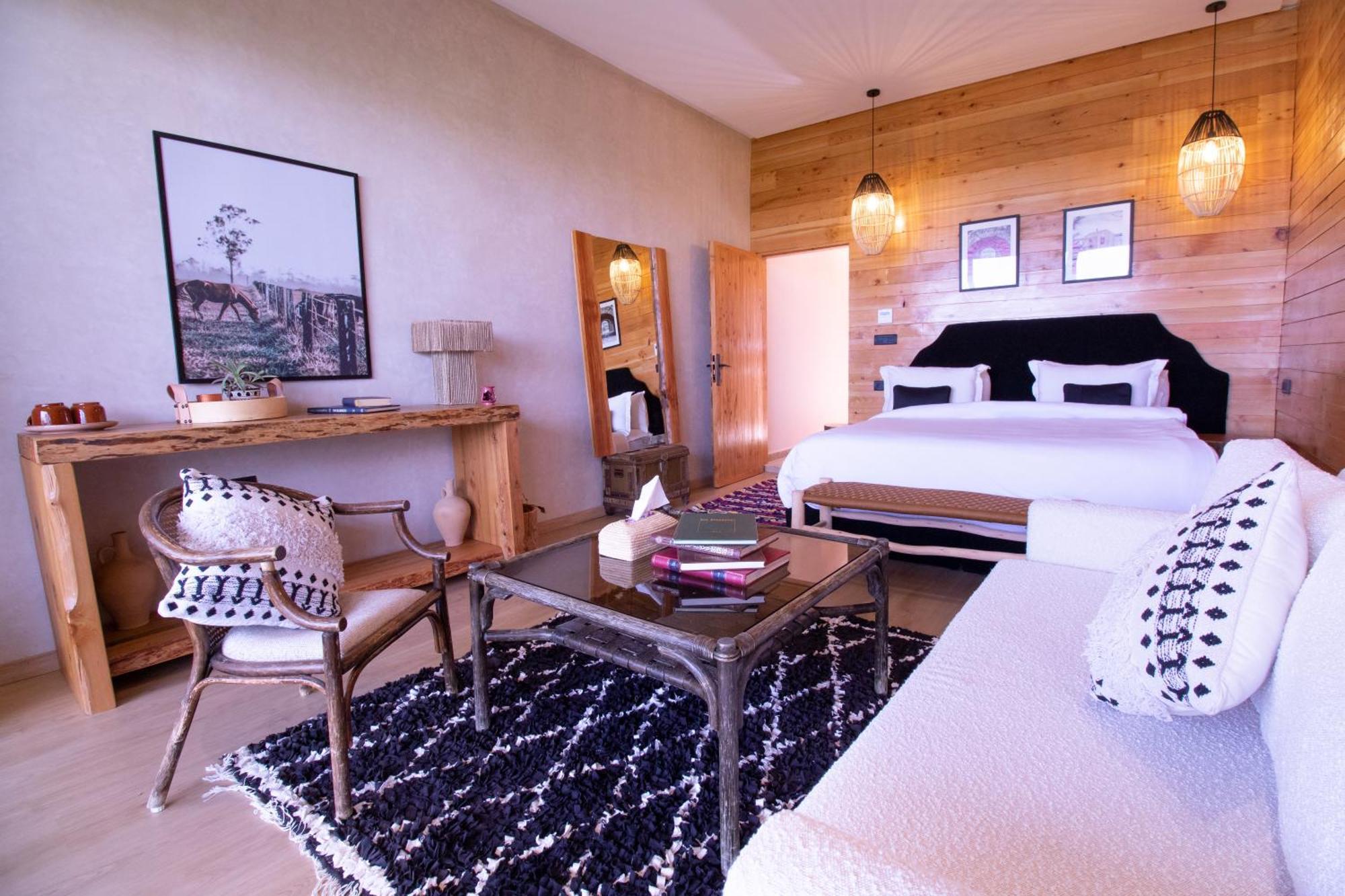 Bio Et Bois -Luxury Bio Farm- Villa Moulay Yacoub Luaran gambar
